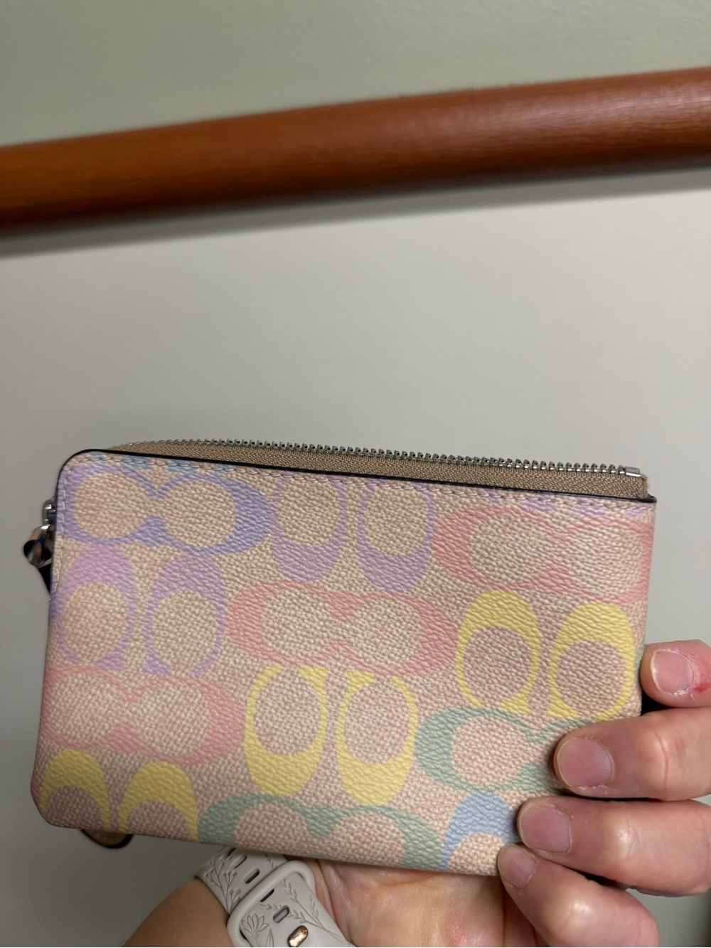 Coach Pastel Signature Wristlet - Multicolor - Picture 2 of 3
